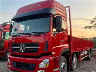 恩施二手东风商用车 天龙 天龙前四后四9米6平板
