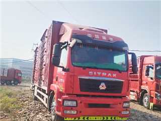 池州二手中国重汽 SITRAK G5 汕德卡9米8大单桥厢车