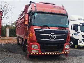 吉安二手福田 欧曼GTL 欧曼前四后八高栏车