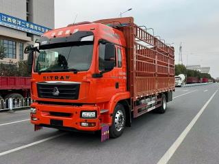 清远二手中国重汽 SITRAK G5 自动挡汕德卡6米8高栏