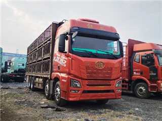 青岛解放 解放JH6 解放JH6前四后八猪笼车
