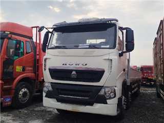 商洛二手中国重汽 豪沃TX 重载双大梁豪沃前四后八平板