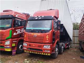 梅州二手一汽解放 解放J6L 解放前四后四7米8厢车自卸