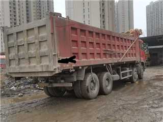 武汉二手东风商用车 天龙 KC420马力前四后八自卸车